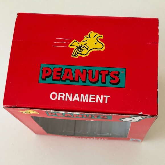 Lot o 2 Peanuts Kurt Adler Christmas Ornaments Lucy and Snoopy Woodstock w/ Box - Picture 12 of 16